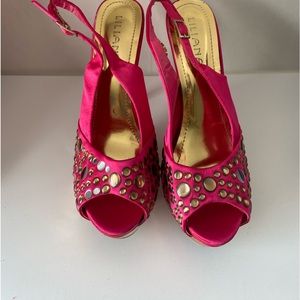 Hot pink Sling Backs